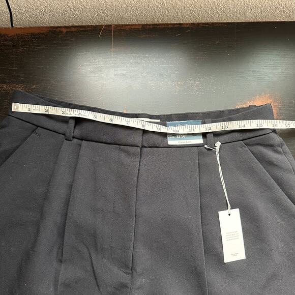 Abercrombie Fitch Shorts Women 14 Trouser Ultra High Sloane Black Curve Love NWT - Picture 4 of 9